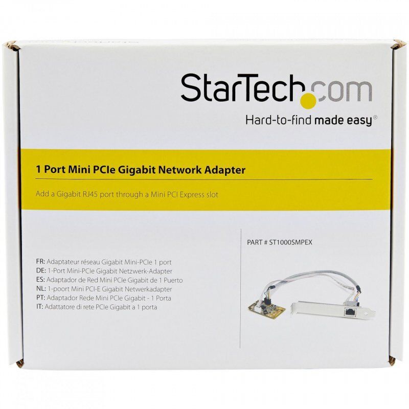 StarTech.com Carte réseau Mini PCI Express Gigabit Ethernet NIC