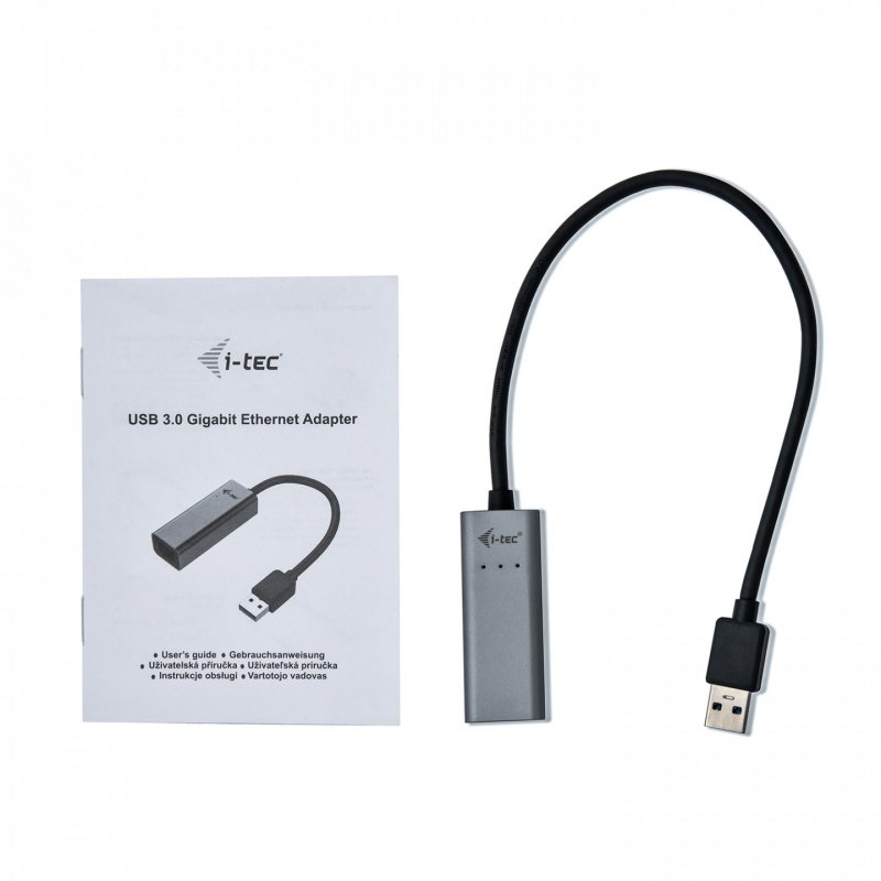 I-TEC USB 3.0 METAL GLAN ADAP. USB 3.0 TO RJ-45/ UP TO 1 GBPS