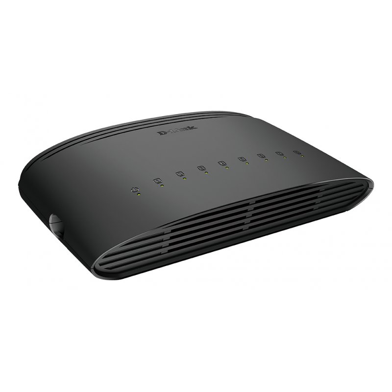 D-Link DGS-1008D/E network switch Unmanaged Gigabit Ethernet (10/100/1000) Black
