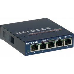 Switch réseau ethernet Gigabit Netgear compatible GS105 - 5 ports (Métal)