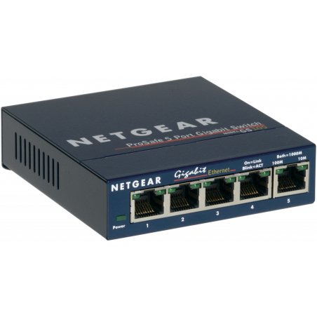 Switch réseau ethernet Gigabit Netgear compatible GS105 - 5 ports (Métal)
