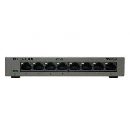 NETGEAR GS308 Non-géré Gigabit Ethernet (10/100/1000) Gris