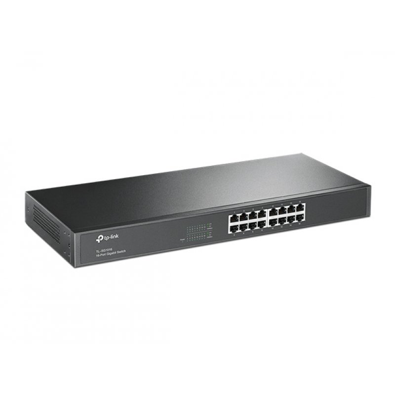 TP-Link TL-SG1016 Non-géré Gigabit Ethernet (10/100/1000) 1U Noir
