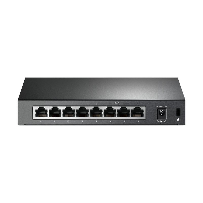 Switch réseau ethernet TP-Link compatible SF1008P (PoE) - 8 ports (Métal)