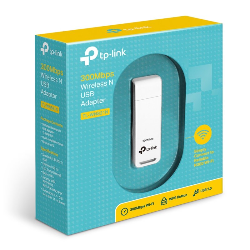 Carte Réseau USB WIFI TP-Link compatible TL-WN821N (300N)