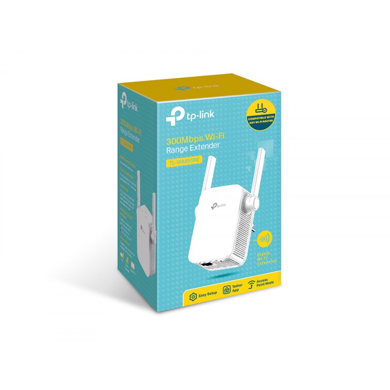 TP-Link TL-WA855RE V4 prolongateur réseau Émetteur et récepteur réseau Blanc 10, 100 Mbit/s