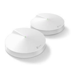 Système WiFi Mesh TP-Link compatible Deco M9 Plus AC2200 (2 pièces)