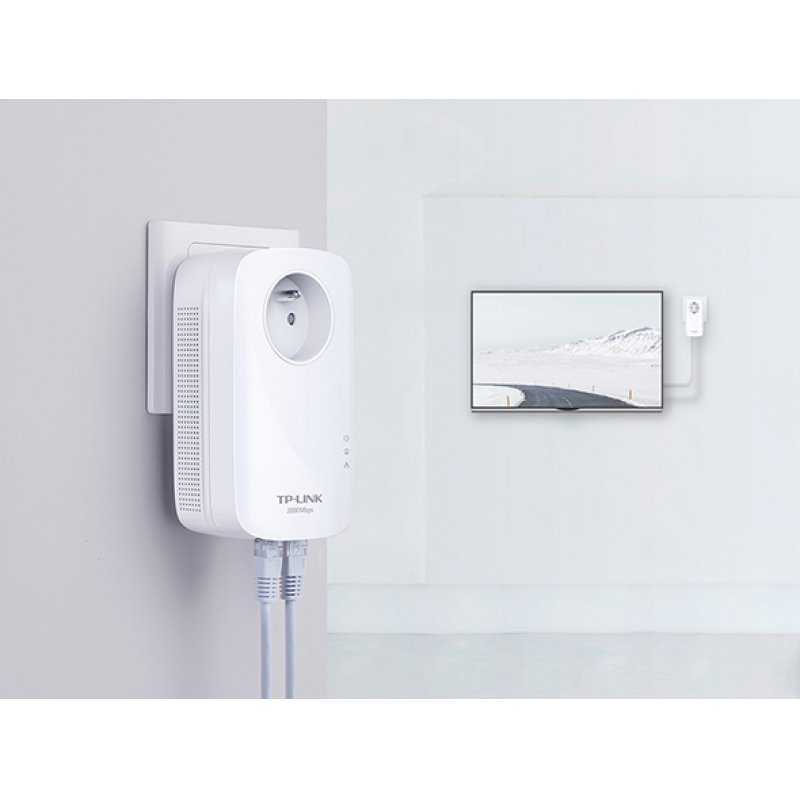 Lot de 2 Adaptateurs CPL TP-Link compatible TL-PA9025P 2000Mbps