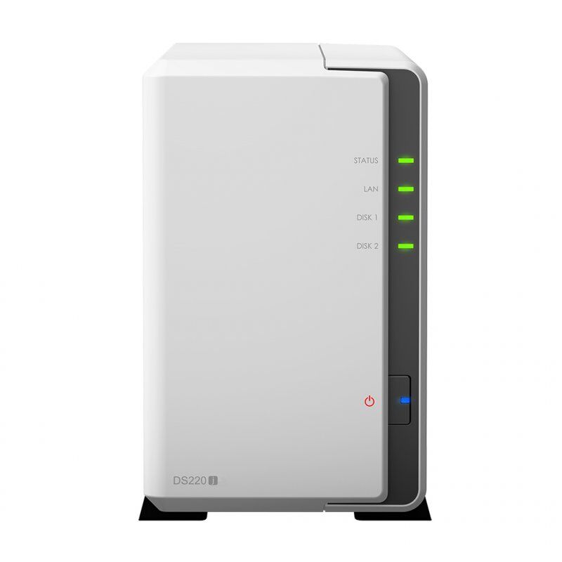 Synology DiskStation DS220j NAS Mini Tower Ethernet/LAN Blanc RTD1296