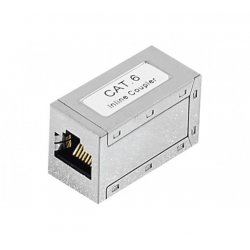 Coupleur RJ45 F/F Cat. 6 STP blindé
