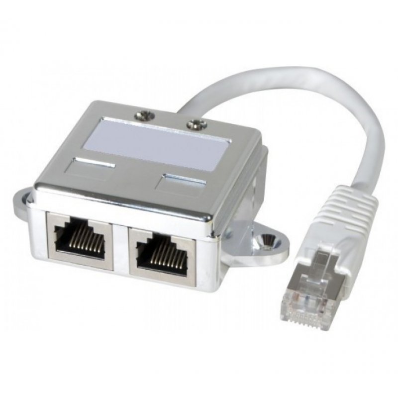 CUC Exertis Connect 901852 network splitter Silver, White