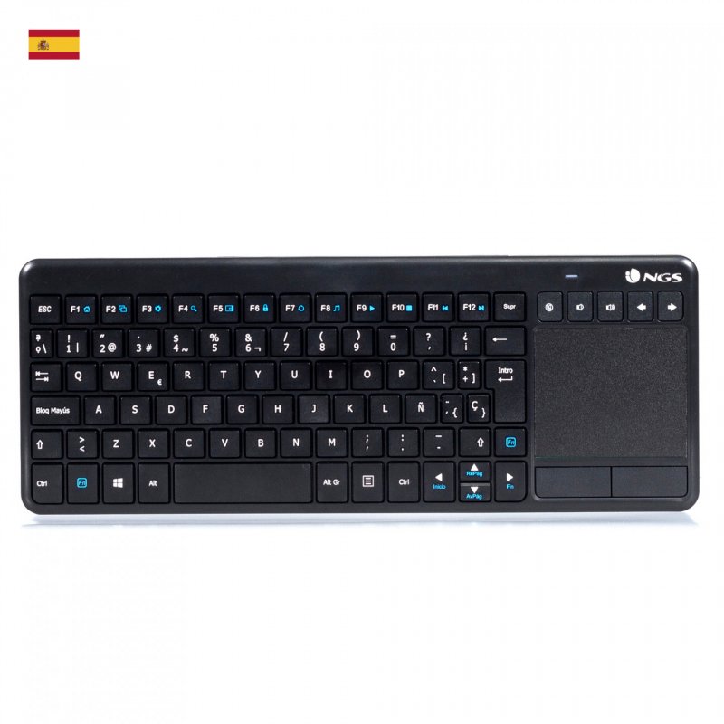 Clavier sans fil NGS compatible TV Warrior (Noir)