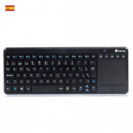 Clavier sans fil NGS compatible TV Warrior (Noir)