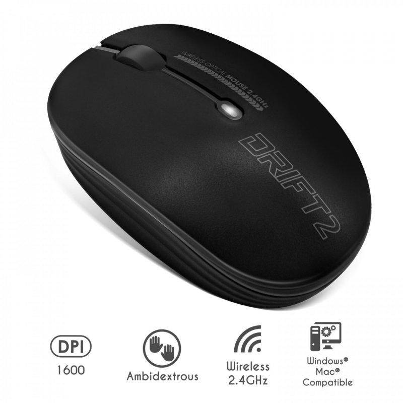ADVANCE Drift 2 souris Ambidextre RF sans fil 1600 DPI