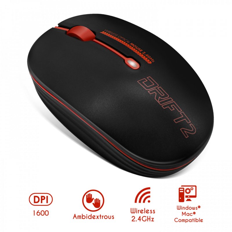 ADVANCE Drift 2 souris Ambidextre RF sans fil 1600 DPI