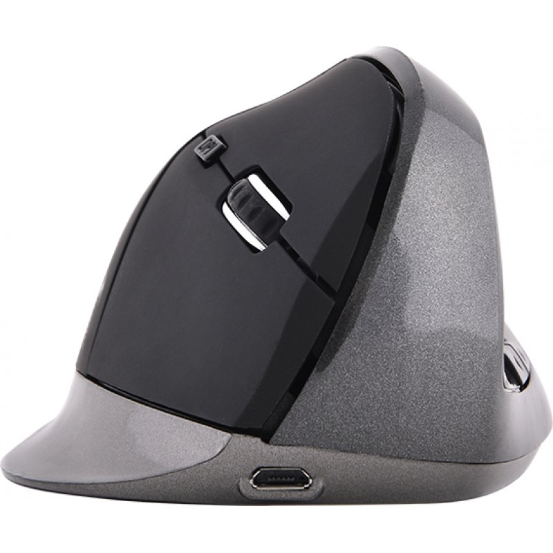Souris sans fil Bluestork compatible Ergonomic Mouse pour droitier (Noir)