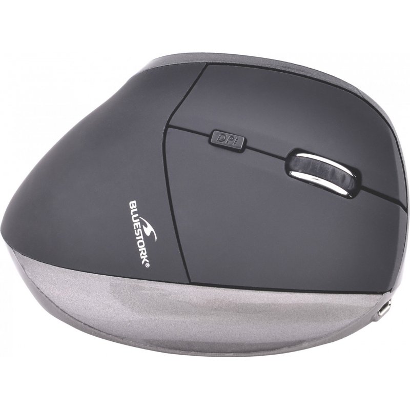 Souris sans fil Bluestork compatible Ergonomic Mouse pour droitier (Noir)