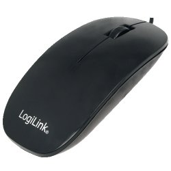Souris filaire LogiLink compatible ID0063 Slim (Noir)