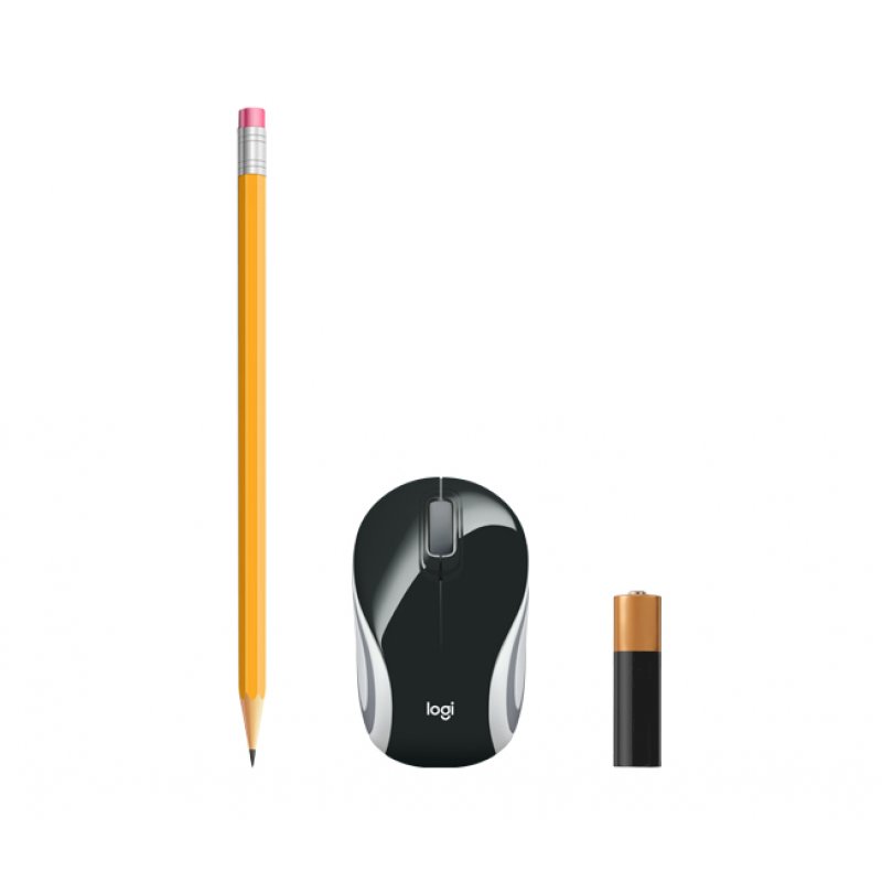 Logitech M187 - Maus - 2.4 GHz - Schwarz