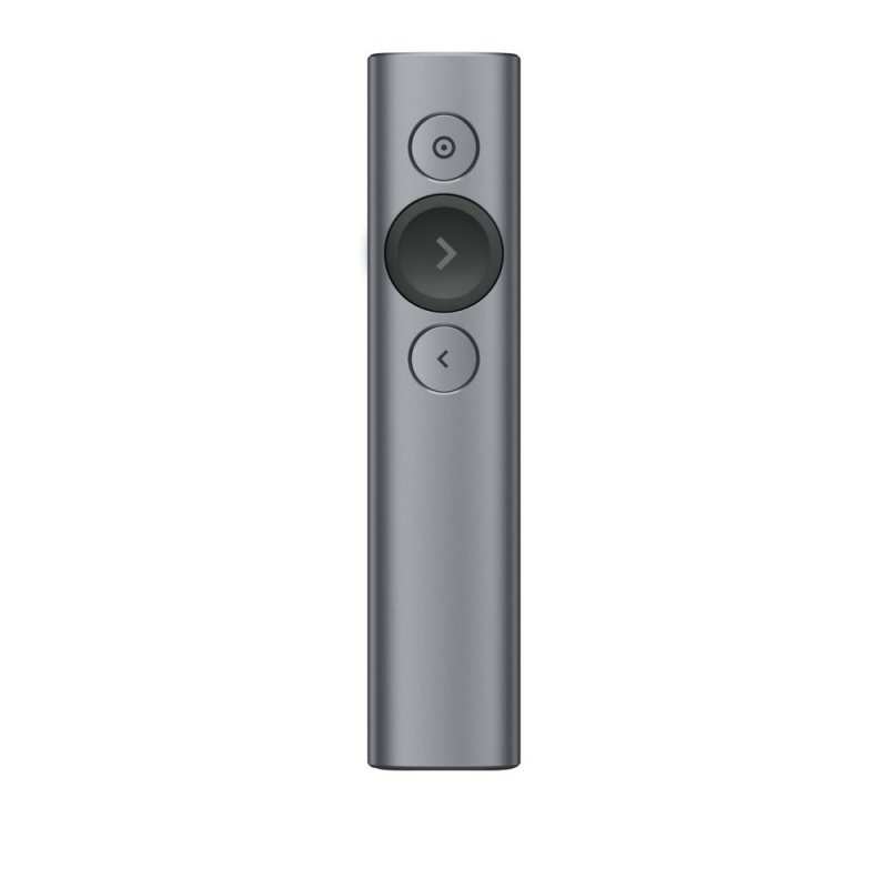 Logitech Spotlight télécommande Bluetooth/RF Gris