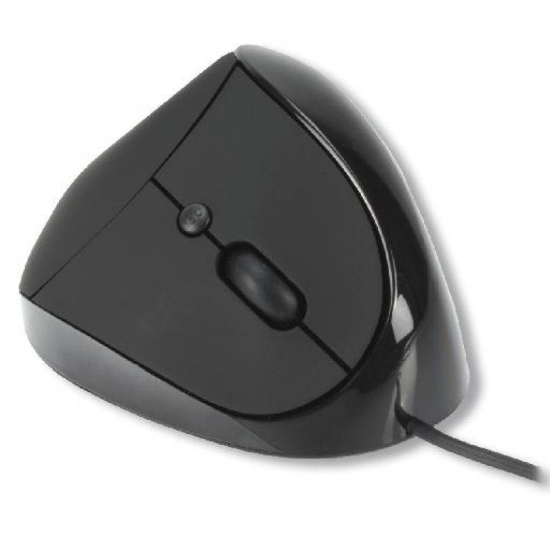 Souris filaire ergonomique MCL-Samar (Noir)