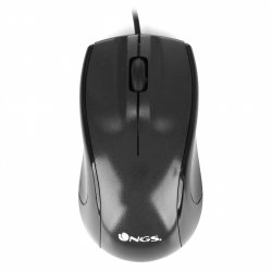 NGS Black Mist souris Droitier USB Type-A Optique 800 DPI