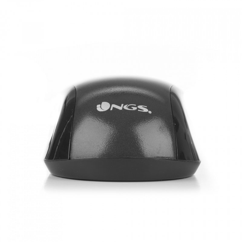 NGS Black Mist souris Droitier USB Type-A Optique 800 DPI