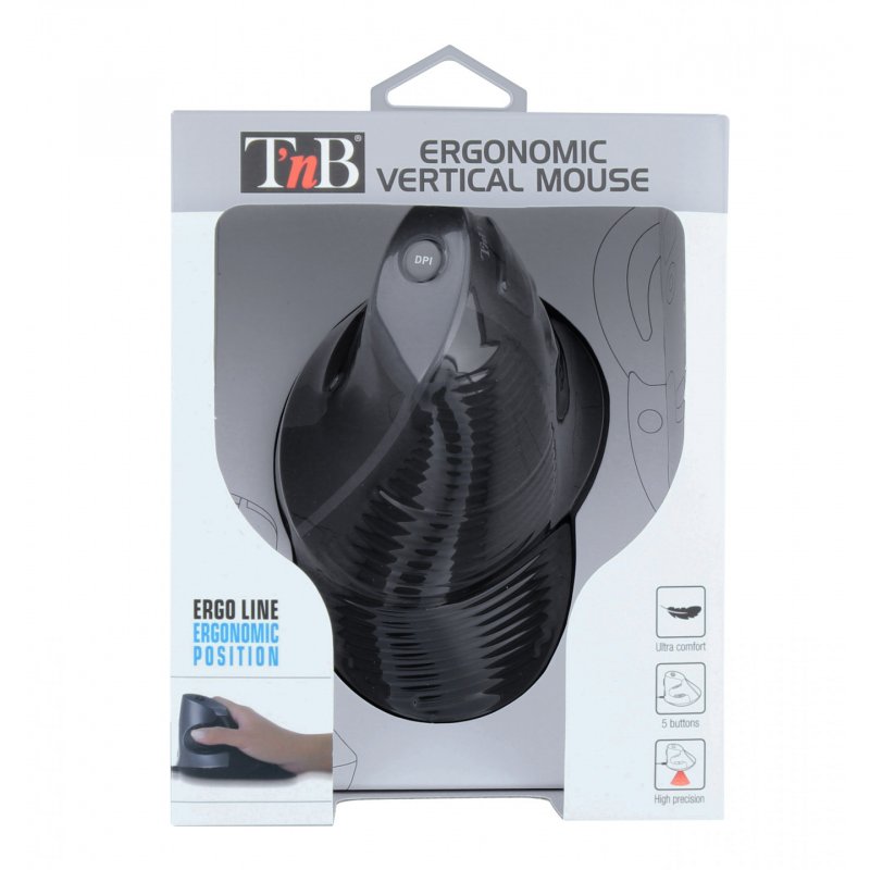 T'nB MUERGOV mouse USB Type-A Optical 1600 DPI