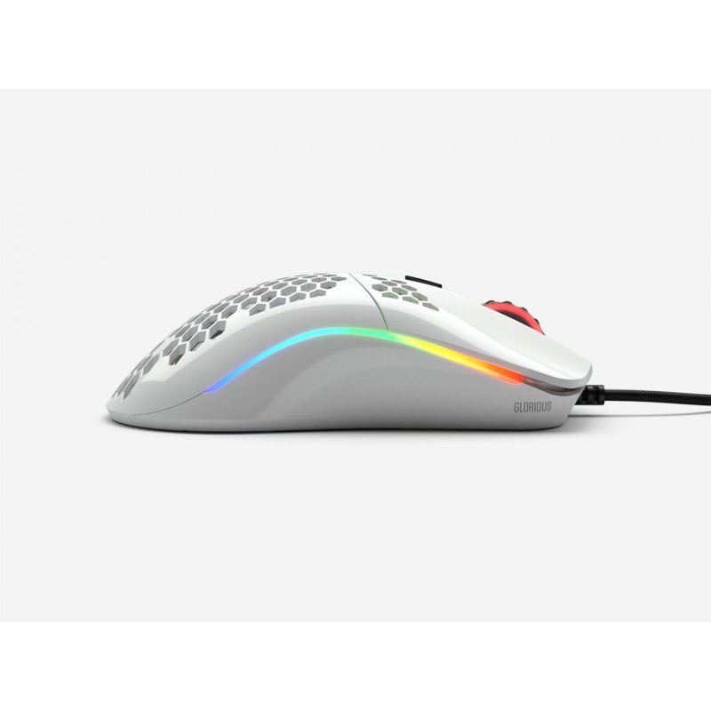 Souris Glorious PC Gaming Race compatible Model O Blanc Brillant