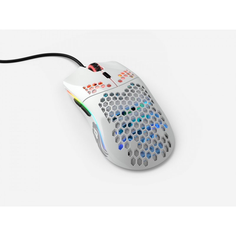 Souris Glorious PC Gaming Race compatible Model O Blanc Brillant