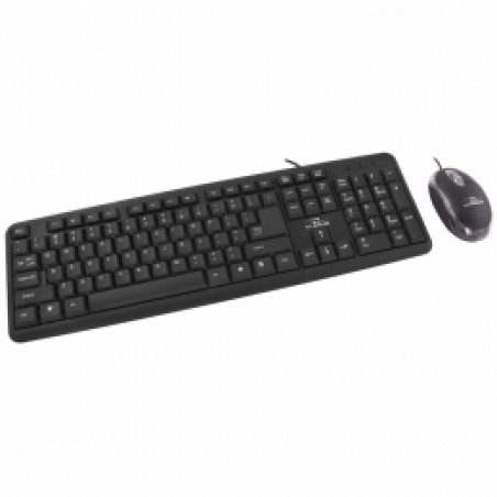 Pack Clavier + Souris Esperanza compatible Titanum Salem TK106 USB (Qwerty) (Noir)