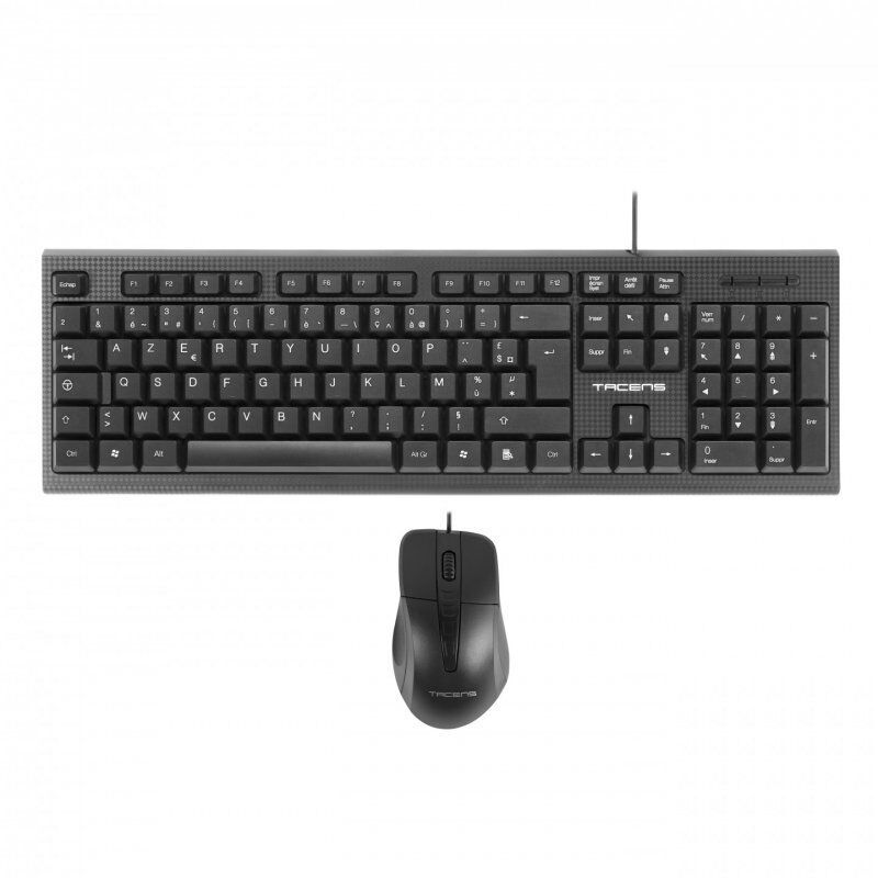 Pack 2 en 1 (Clavier/Souris) Anima ACP0 (Noir)