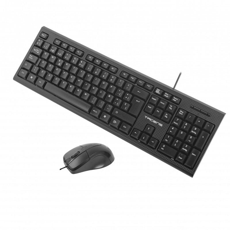 Tacens Anima ACP0FR keyboard Mouse included USB French Black