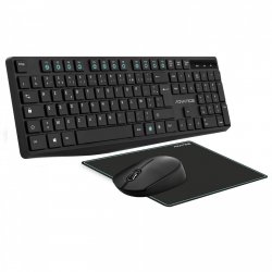 ADVANCE ELITE COMBO keyboard Mouse included RF Wireless QZERTY French Black