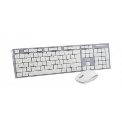 Ensemble Clavier - Souris sans fil T'nB compatible Classy (Gris/Blanc)
