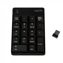 LogiLink ID0120 clavier numérique Ordinateur portable RF sans fil Noir