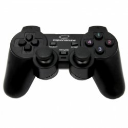 Esperanza EG106 Gaming Controller Black USB 2.0 Joystick Analogue / Digital PC, Playstation 2, Playstation 3