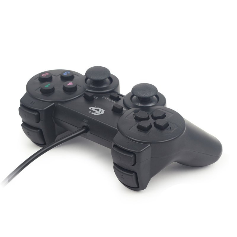 Manette de jeu Gembird compatible JPD-UDV-01 pour PC (Noir)