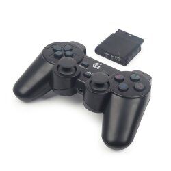 Gembird JPD-WDV-01 accessoire de jeux vidéo Noir RF Manette de jeu PC, Playstation 2, Playstation 3