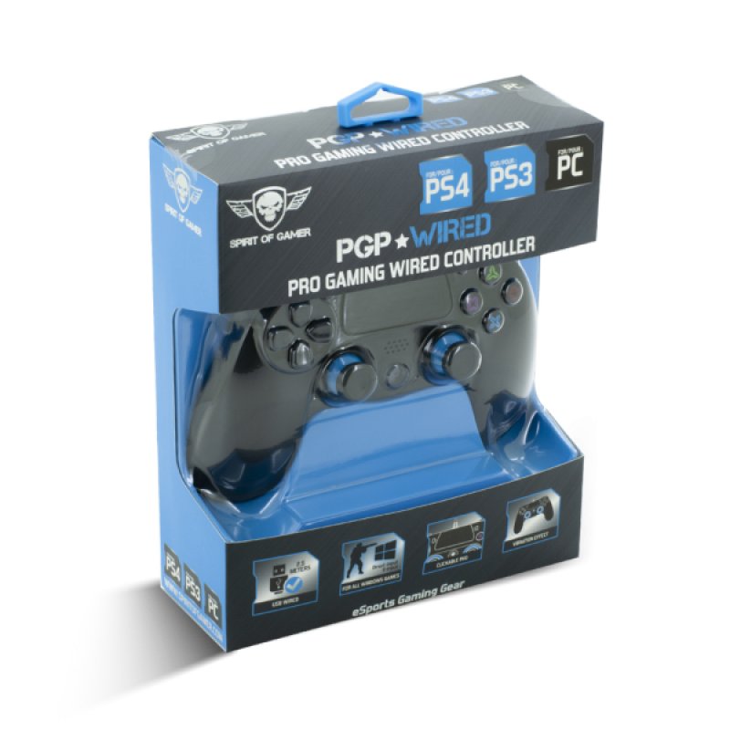Wired Gamepad (PS4/PS3/PC)