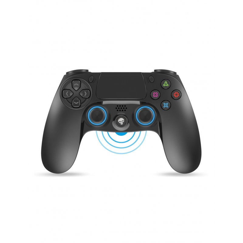 Manette de jeu sans fil Bluetooth Spirit of Gamer compatible PGP Pro Gaming pour PS4 (Noir)