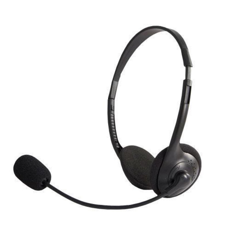 MCL CSQ-M/NZ Casque Avec fil Arceau Appels/Musique Noir