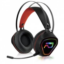 ADVANCE GTA 230 Casque Avec fil Arceau Jouer Noir, Rouge