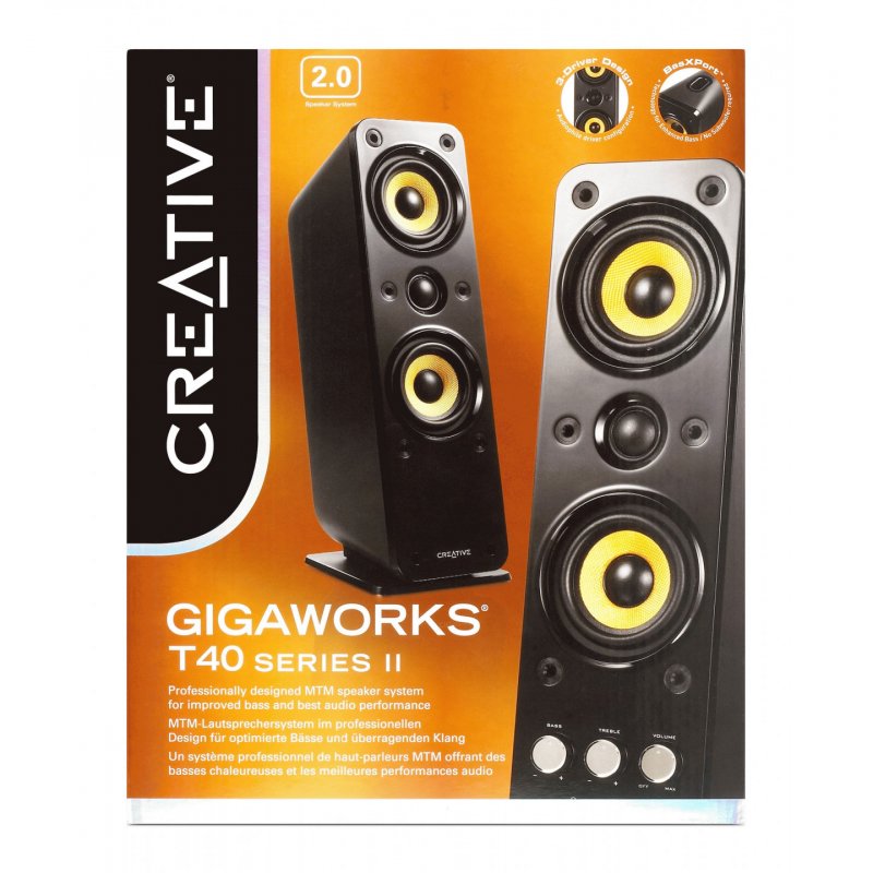 Creative Labs GigaWorks T40 Series II haut-parleur Noir 32 W