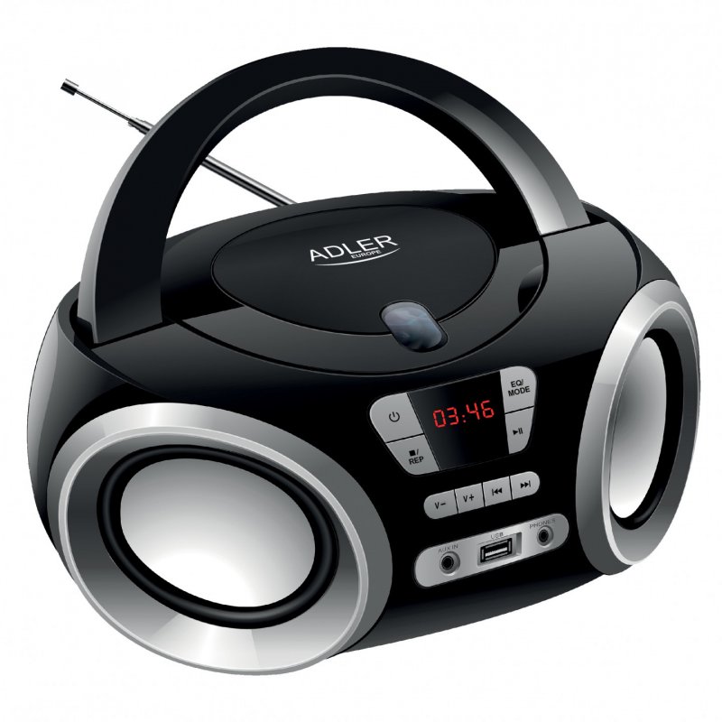 Lecteur / Platine Adler compatible Boombox AD 1181 (Noir)