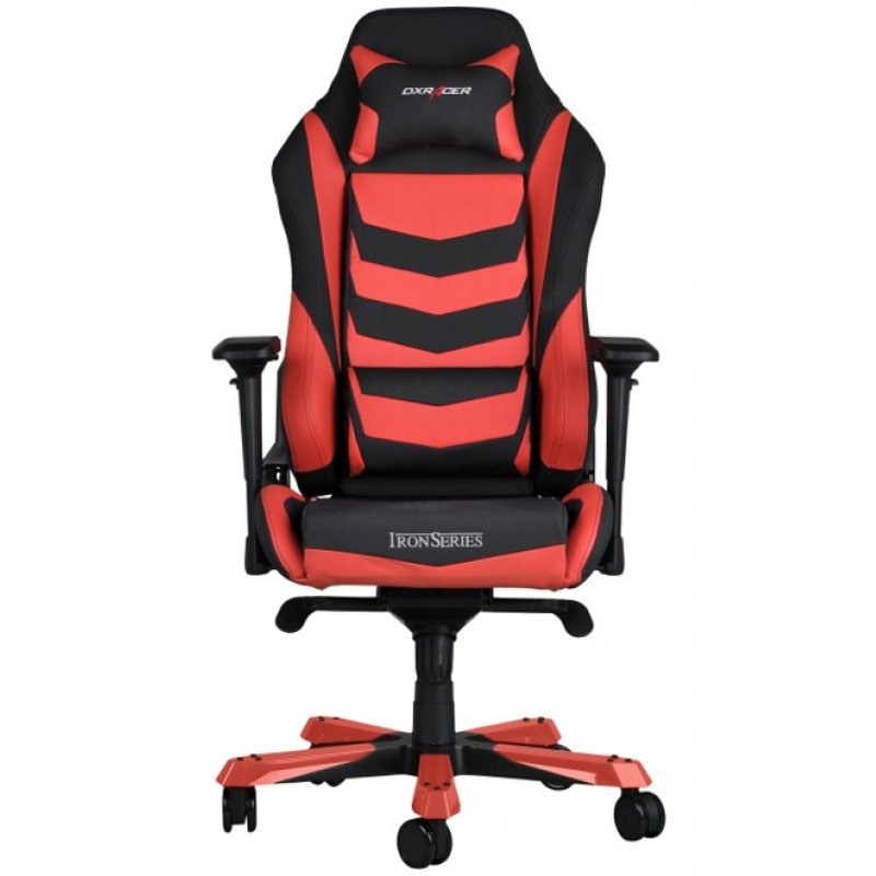 Fauteuil DXRacer compatible Iron I166 (Noir/Rouge)