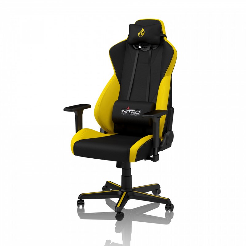 Nitro Concepts S300 Siège de jeu sur PC Noir, Jaune