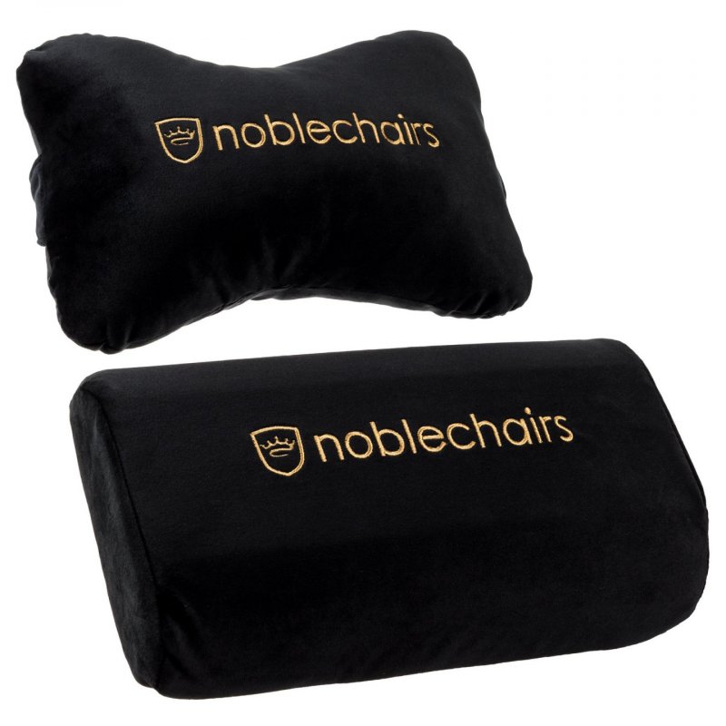 noblechairs Cushion set Black, Gold 2 pc(s)