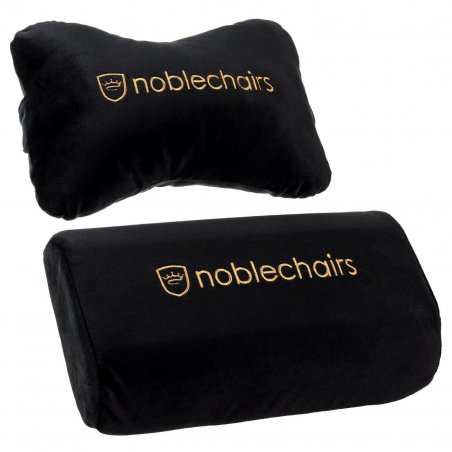 noblechairs Cushion set Black, Gold 2 pc(s)