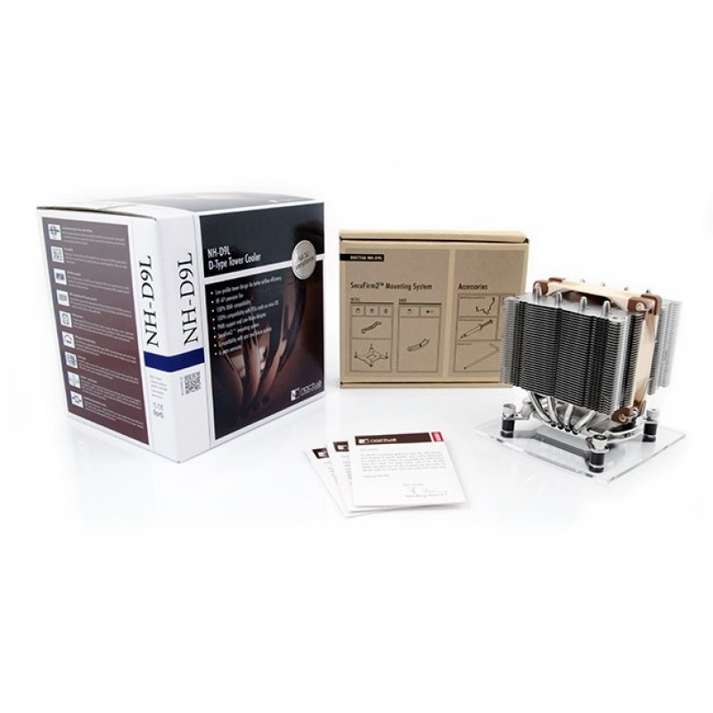 Noctua NH-D9L computer cooling system Processor Cooler 9.2 cm Metallic